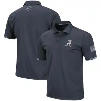 Walmart Men's Colosseum Charcoal Alabama Crimson Tide Big & Tall OHT Military Appreciation Digital Camo Polo offer