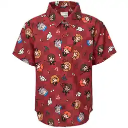 Walmart Harry Potter Hermione Hedwig Owl Hawaiian Button Down Shirt Little Kid to Big offer