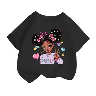 Walmart ZPWKLM T-Shirts For Infnat Printed Round Neck Short Sleeve Summer Loose Top For Newborns size 2-4T offer