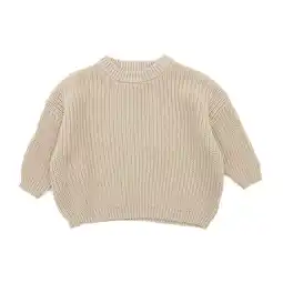 Walmart ZPWKLM ZPWKLM Custom Sweater For Child Oversize Pullover Kitted Jumper Clothes For Kids size 12-18M offer