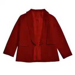 Walmart Girls T Shirts Long Sleeve Shawl formal Suit Jacket Open Front Inner Pocket Girls Tops offer