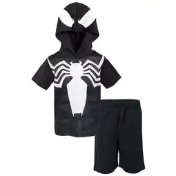 Walmart Marvel Spider-Man Venom Toddler Boys Athletic T-Shirt Mesh Shorts Outfit Set Toddler to Big Kid offer