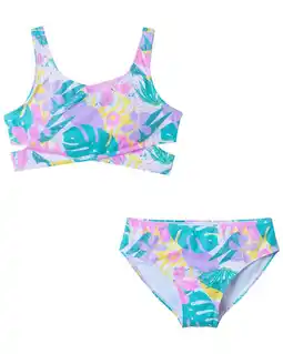 Walmart Andy & Evan girls 2pc Swimsuit, XL (16), White offer
