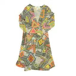 Walmart Pre-owned: Lularoe Girls Gray | Pink | Yellow Cardigan size: 2T (Good) offer