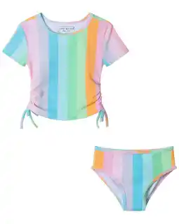 Walmart Andy & Evan girls Rashguard Set, 2T, Pink offer