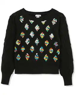 Walmart Habitual girls Cable Sweater, G10 offer