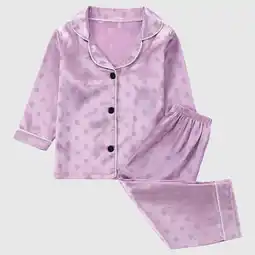 Walmart Toddler Baby Kids Winter Boys Girls Solid Color Long Sleeved Home Wear Clothes Suit Purple 5 Years offer