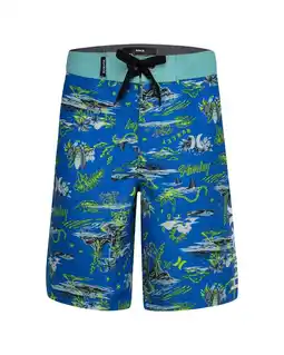 Walmart Hurley boys Doodle Isle Board Short, 2T, Blue offer