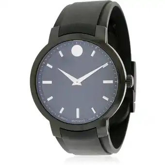 Walmart Movado Gravity Rubber Men's Watch, 0606849 offer