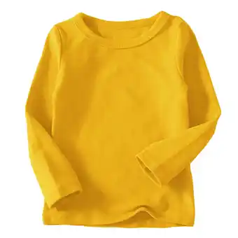Walmart Zyekqe Toddler Long Sleeve Shirt Soft Undershirts Base Layer Basic T Shirt Tees Daily Spring Clothes offer