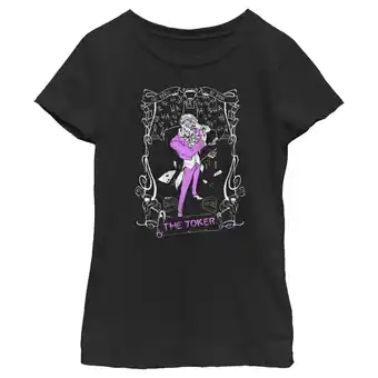Walmart Girl's Batman Joker Tarot Graphic Tee Black X Small offer