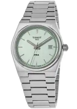 Walmart Tissot PRX 35mm Green Dial Steel Women's Watch T137.210.11.091.00 offer