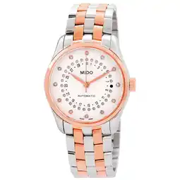 Walmart Mido Belluna II Automatic Silver Dial Two-Tone Ladies Watch M0242072203600 offer