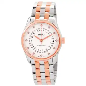 Walmart Mido Belluna II Automatic Silver Dial Two-Tone Ladies Watch M0242072203600 offer