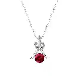Walmart Cate & Chloe Serenity January Birthstone 18k White Gold Plated Women Necklace, Swarovski Crystals offer