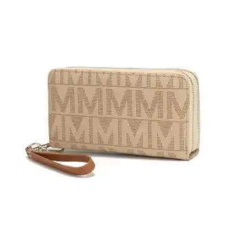 Walmart MKF Collection Wristlet Wallet for Women, Vegan Leather Handbag Purse by Mia K offer