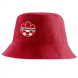Walmart Men's Nike Red Canada Soccer Core Bucket Hat offer