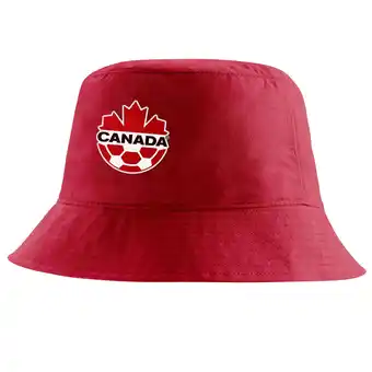 Walmart Men's Nike Red Canada Soccer Core Bucket Hat offer