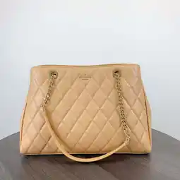 Walmart Kate Spade KH229 Carey Quilted Tote IN Tiramisu Mousse offer