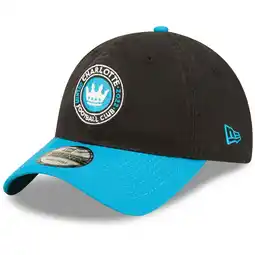 Walmart Men's New Era Black/Blue Charlotte FC Team 9TWENTY Adjustable Hat offer