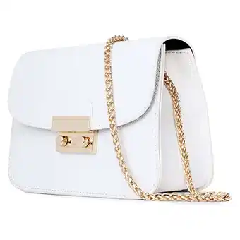 Walmart Small Crossbody Purses for Women Chain Shoulder Bag Evening Clutch Purse Formal Ladies Bags,White offer