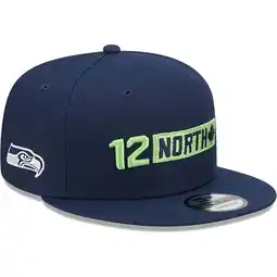 Walmart Men's New Era College Navy Seattle Seahawks 12 North Collection Snapback Hat offer