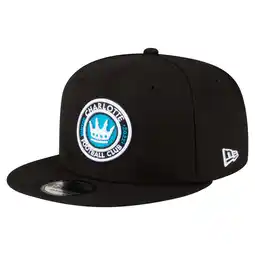 Walmart Men's Black Charlotte FC Club Logo 9FIFTY Snapback Hat offer