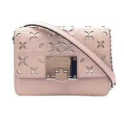 Walmart Pre-Owned MICHAEL KORS Michael Kors Chain Shoulder Bag Leather Compact Pink Women's (Good) offer