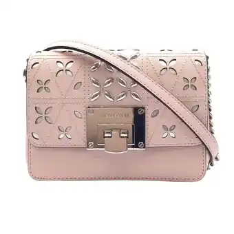 Walmart Pre-Owned MICHAEL KORS Michael Kors Chain Shoulder Bag Leather Compact Pink Women's (Good) offer