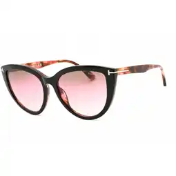 Walmart Tom Ford FT0915 05F Women's Black/Other Plastic Frame Sunglasses offer