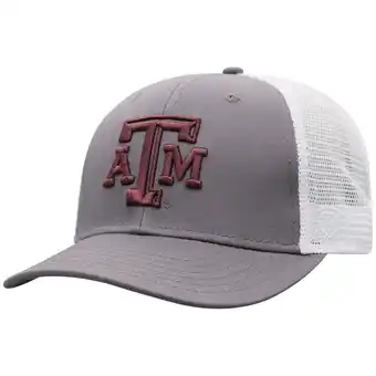 Walmart Men's-Top of the World Gray/White Texas A&M Aggies Victory Adjustable Hat offer