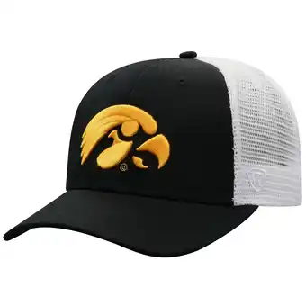 Walmart Men's Top of the World Black/White Iowa Hawkeyes Trucker Snapback Hat offer