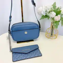 Walmart Michael Kors 35S4S5MC1L 2IN1 CAMERA XBODY LEATHER IN DENIM offer