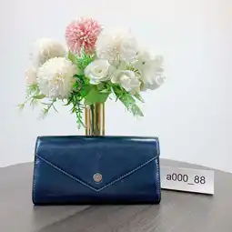 Walmart Michael Kors 35H3STVE7M Jet Set Travel Large Metallic Envelope Wallet IN TEAL offer