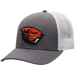 Walmart Men's Top of the World Gray/White Oregon State Beavers Victory Baseline Trucker Adjustable Hat offer