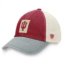 Walmart Men's Top of the World Crimson Indiana Hoosiers Off Road Adjustable Trucker Hat offer