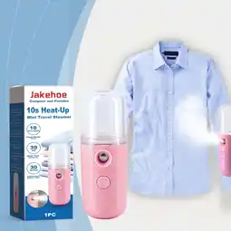 Walmart Travel Mini Steam Machine Clean and Sustainable Lightweight and Portable Clothes Steam Spray Cleaner offer