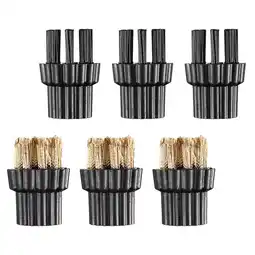 Walmart 6pcs Household Steam Cleaner Brush Heads Mop Parts Replacement Accessories offer