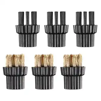 Walmart 6pcs Household Steam Cleaner Brush Heads Mop Parts Replacement Accessories offer