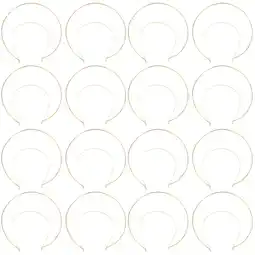 Walmart 4 PCS Gold Headband Crown Handmade Headbands Hairbands for Special Occasions offer