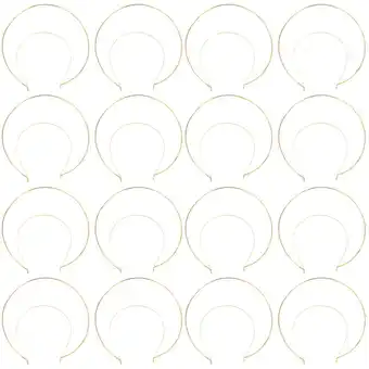 Walmart 4 PCS Gold Headband Crown Handmade Headbands Hairbands for Special Occasions offer