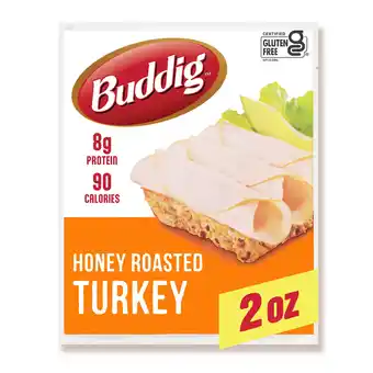 Walmart Carl Buddig Honey Roasted Turkey Lunchmeat, 2 oz Plastic Pouch (56g) offer