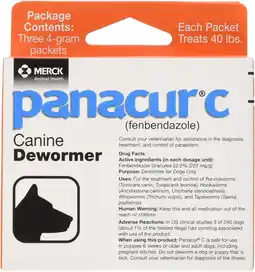 Walmart Panacur C Canine Dewormer (Fenbendazole), 4 Gram offer