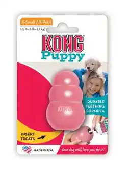 Walmart KONG Puppy Dog Rubber Chew Toy, Assorted Colors offer