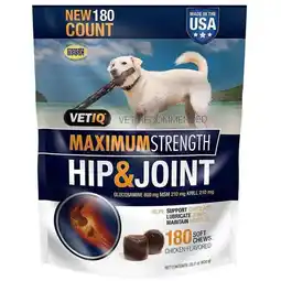 Walmart VetIQ Hip & Joint Chews for Dogs, 180 ct offer