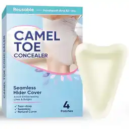 Walmart Camel Toe Concealer, 4PCS Reusable Silicone Camel Toe Cover for Leggings and Swimwear offer