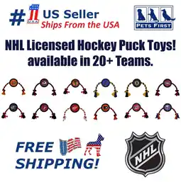 Walmart Pets First NHL Washington Capitals Hockey Puck Toy - Heavy-Duty Durable Rubber Dog Toy offer