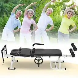 Walmart Fichiouy Traction Bed Cervical Spine Stretcher Lumbar Relief Stretch Device Massage Table 1.65m offer