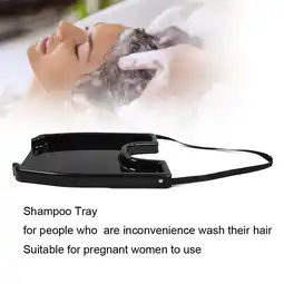 Walmart Shampoo Tray Hair Washing Tools Portable Household Shampoo Basin for Pregnant WomenBlack offer
