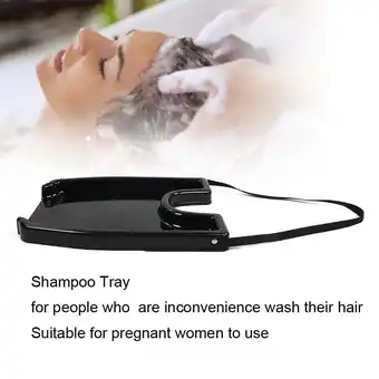 Walmart Shampoo Tray Hair Washing Tools Portable Household Shampoo Basin for Pregnant WomenBlack offer